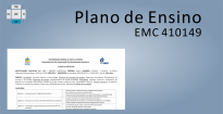 Plano de Ensino EMC 410149